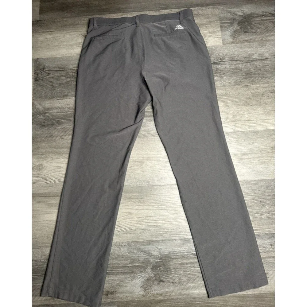 Adidas Pants Men 34X32 Gray Golf Active Basic Work Straight Leg Lightweight